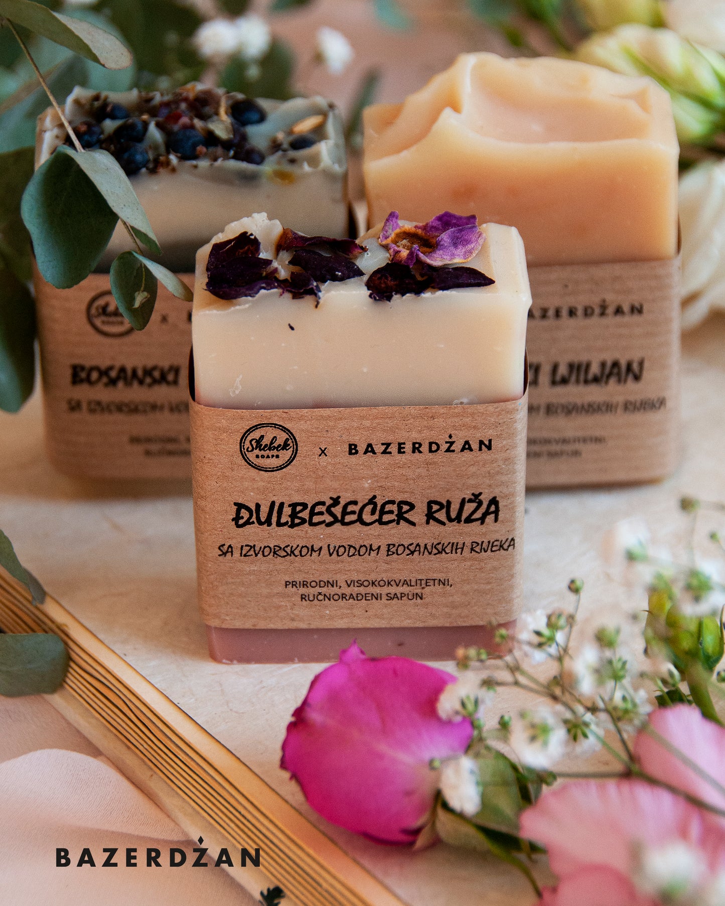 Bosnia-inspired soaps, by Shebek Beauty