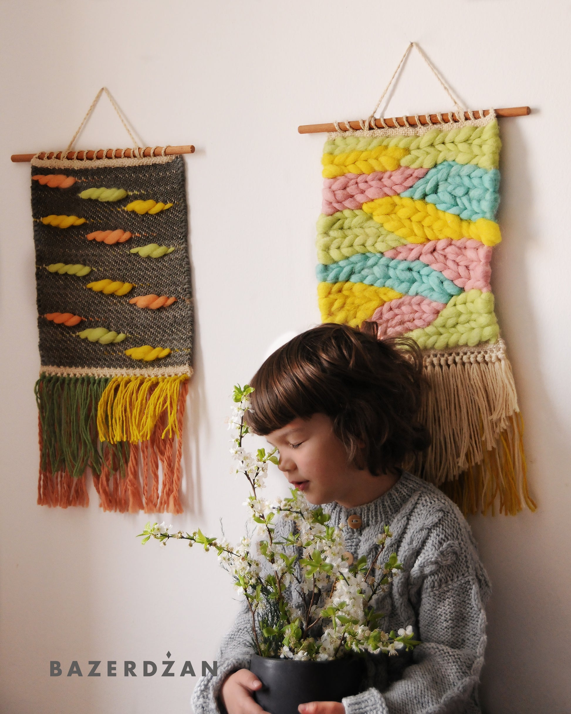 Woolen tapestry (100% Wool) - different patterns - Bazerdzan