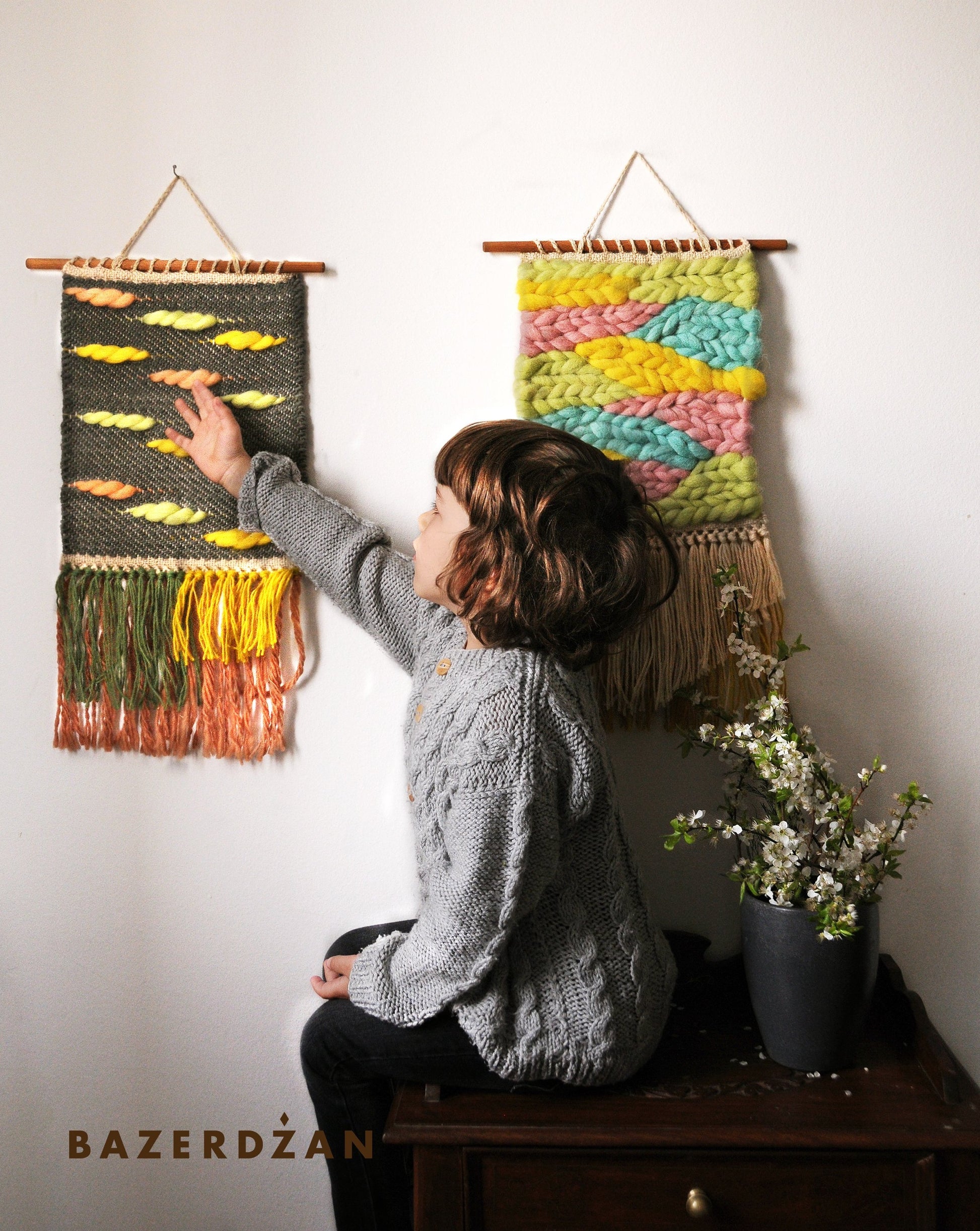 Woolen tapestry (100% Wool) - different patterns - Bazerdzan