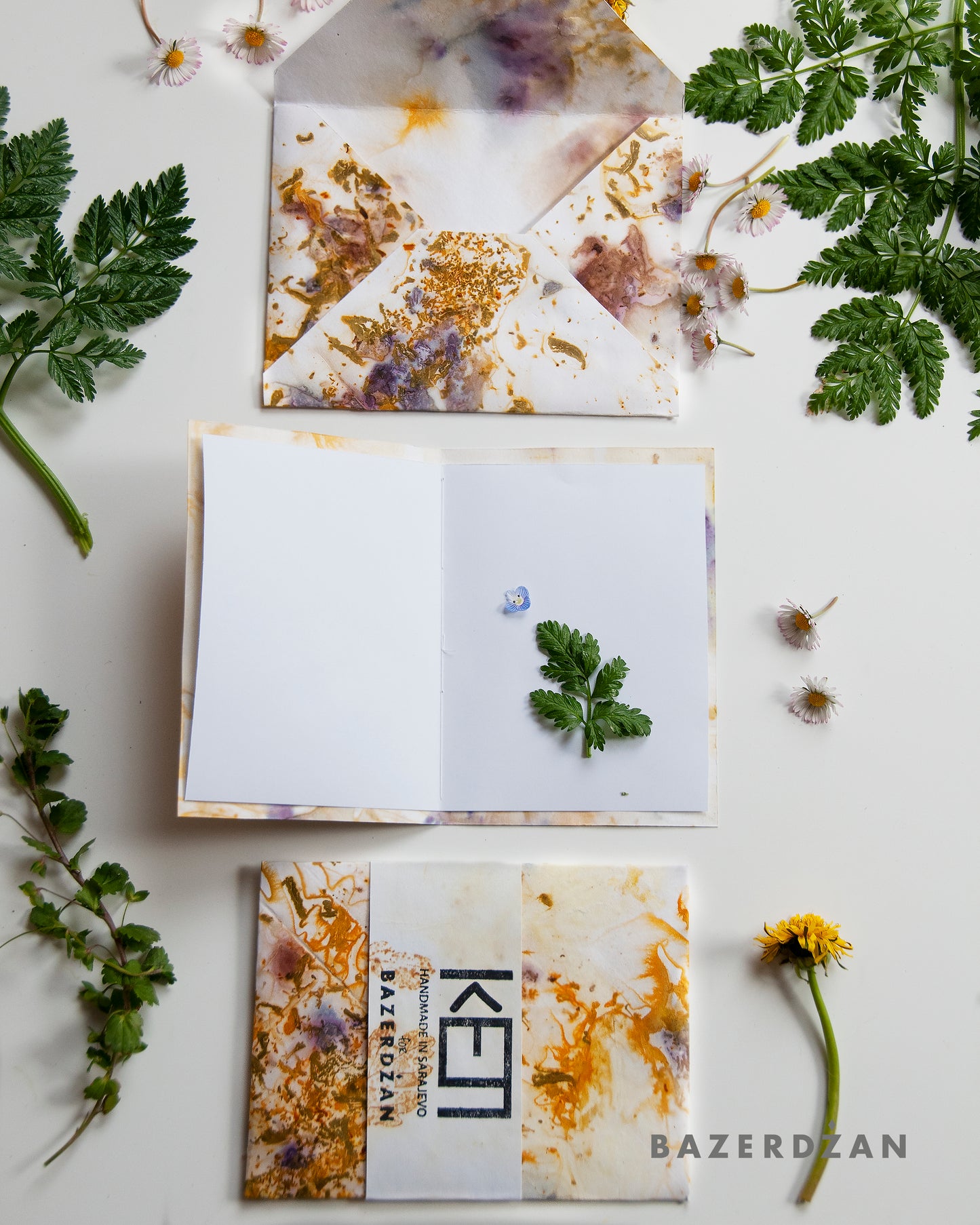 Eco Print Gift Cards - Bazerdzan