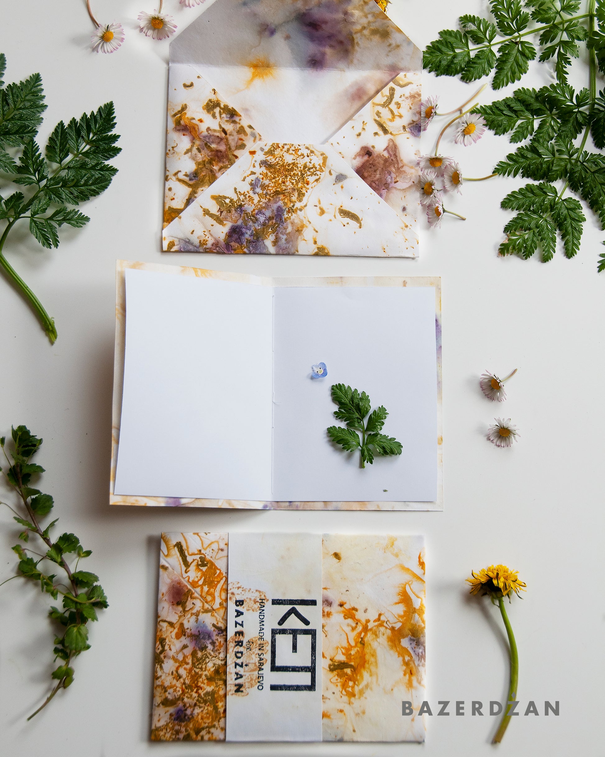 Eco Print Gift Cards - Bazerdzan