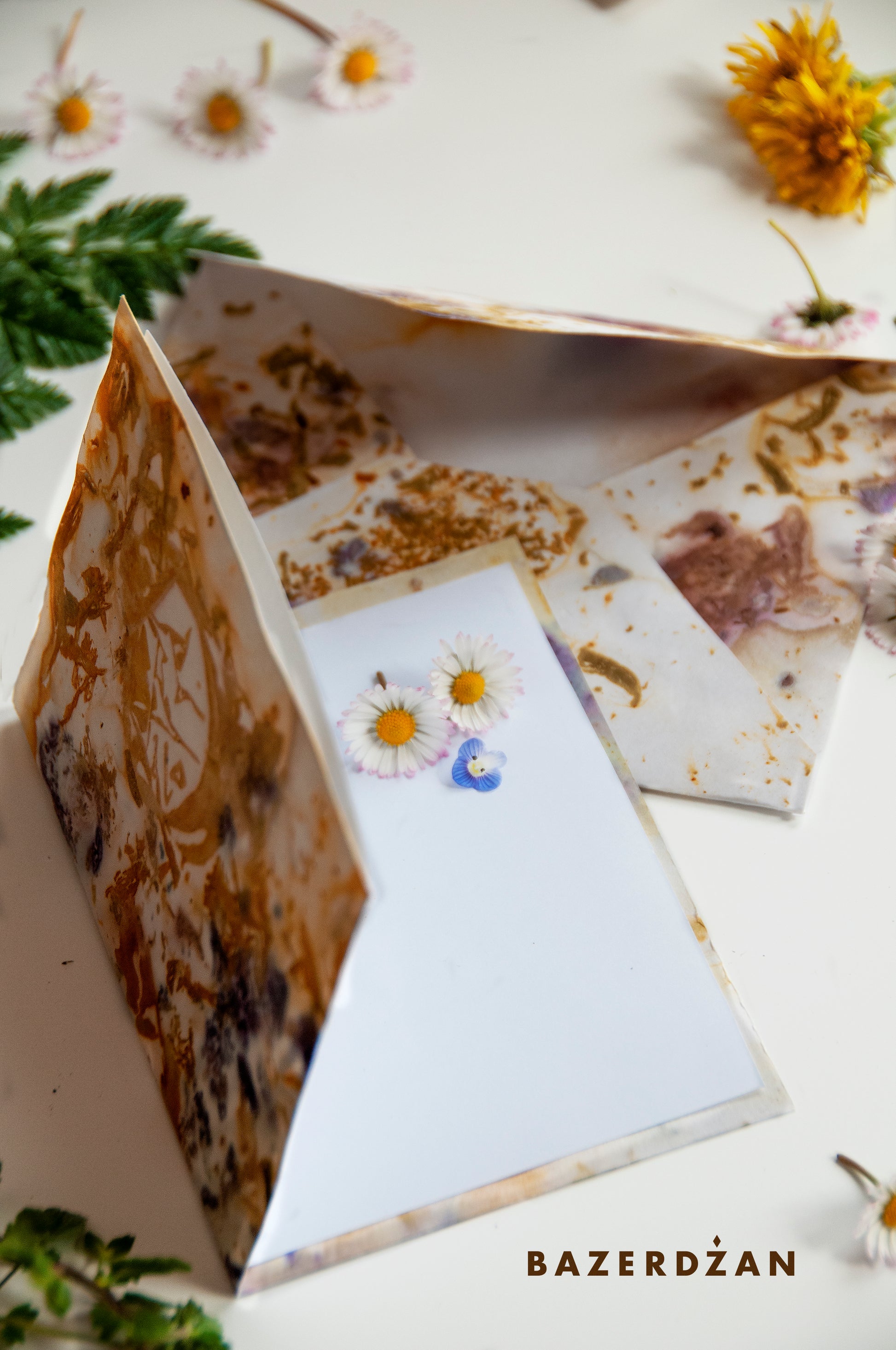Eco Print Gift Cards - Bazerdzan