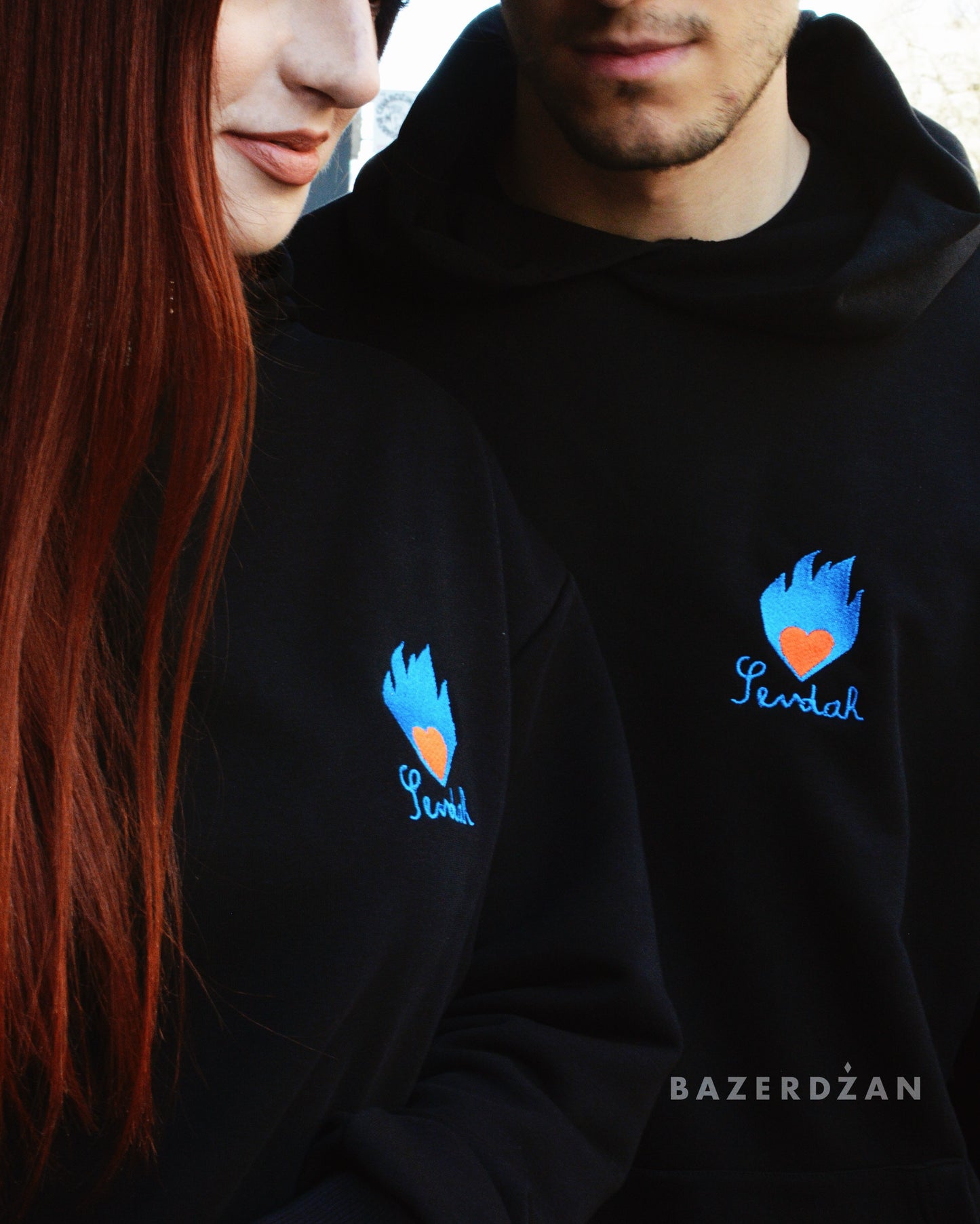 Unisex Hoodie Sevdah by Bazerdzan Wear