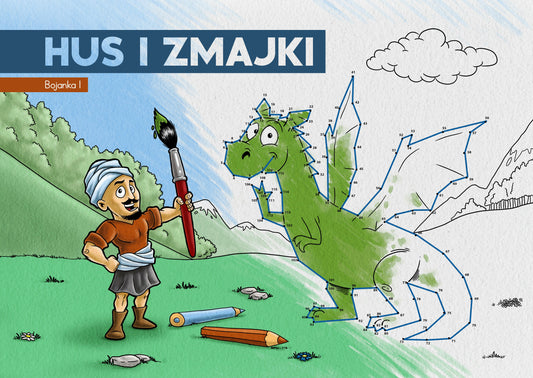 "Hus i Zmajki" Coloring Book - Bazerdzan