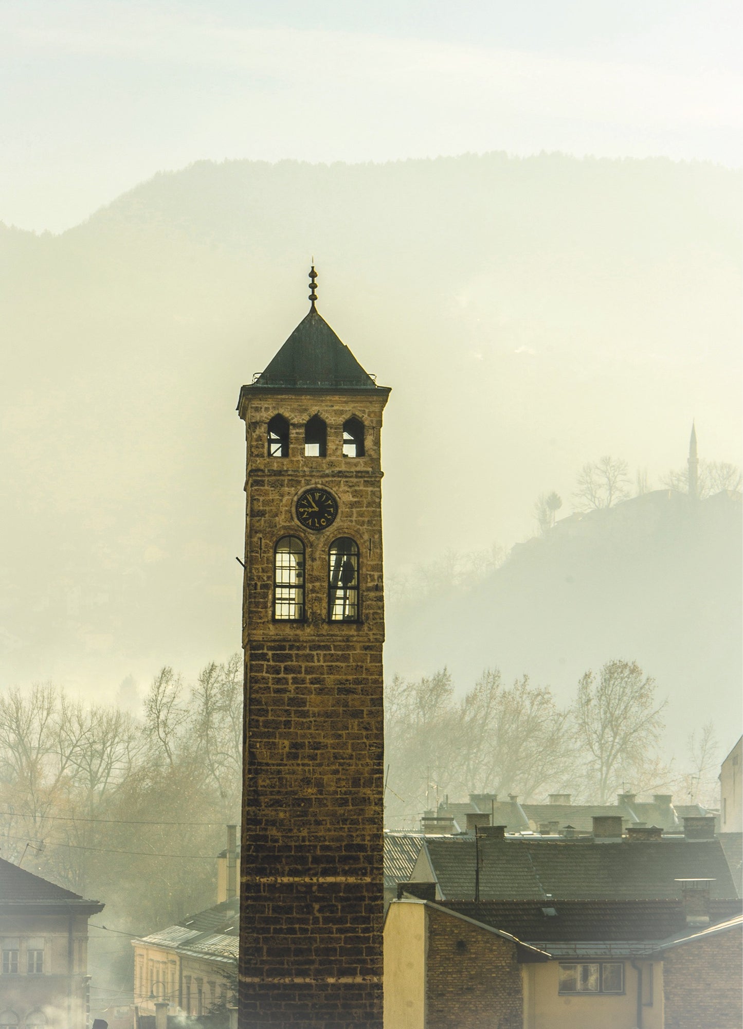 Sarajevo Clock Tower by Tarik Jesenkovic - Bazerdzan