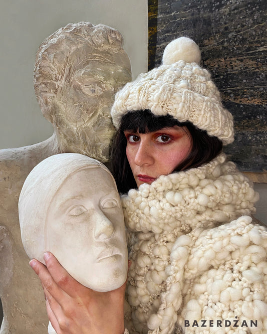 Hat and Scarf - Merino Wool by Bogda Rukotvorine