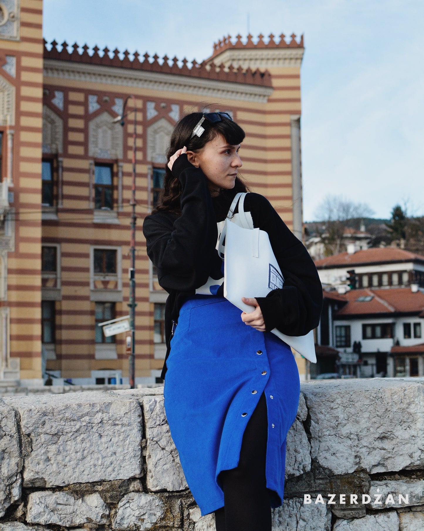 Corduroy Skirt by Bazerdzan Wear