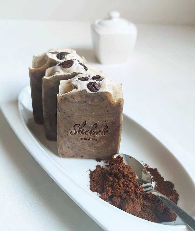 "Coffee Scrub" soap by Shebek Soaps - Bazerdzan