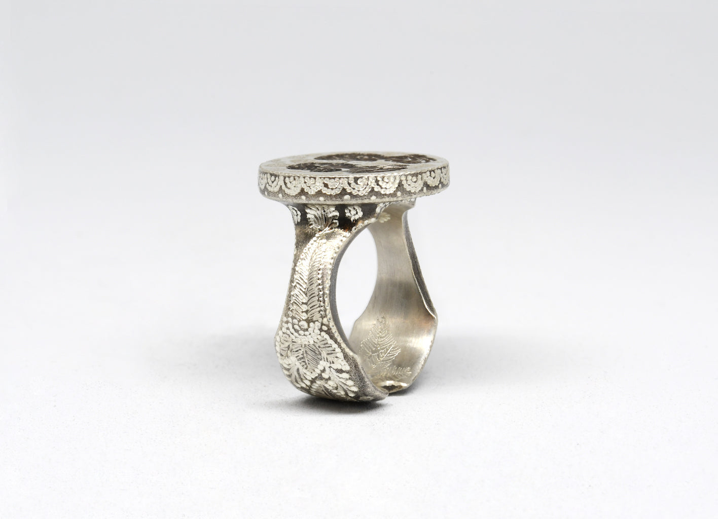 Adam and Eve Silver Ring by Elird