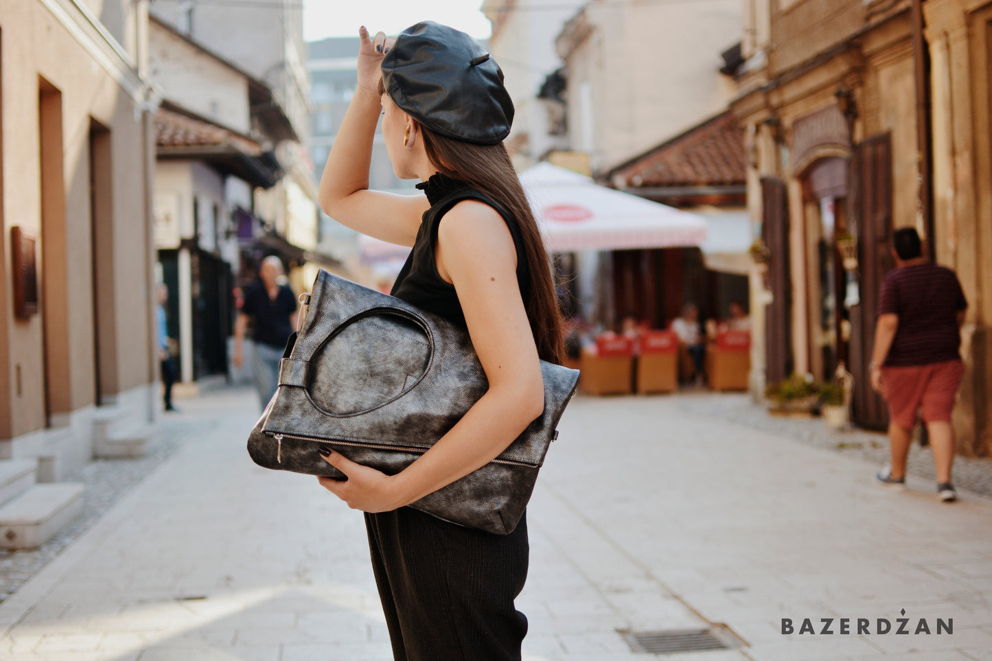 Baklava Bag, leather (different colors) - Bazerdzan