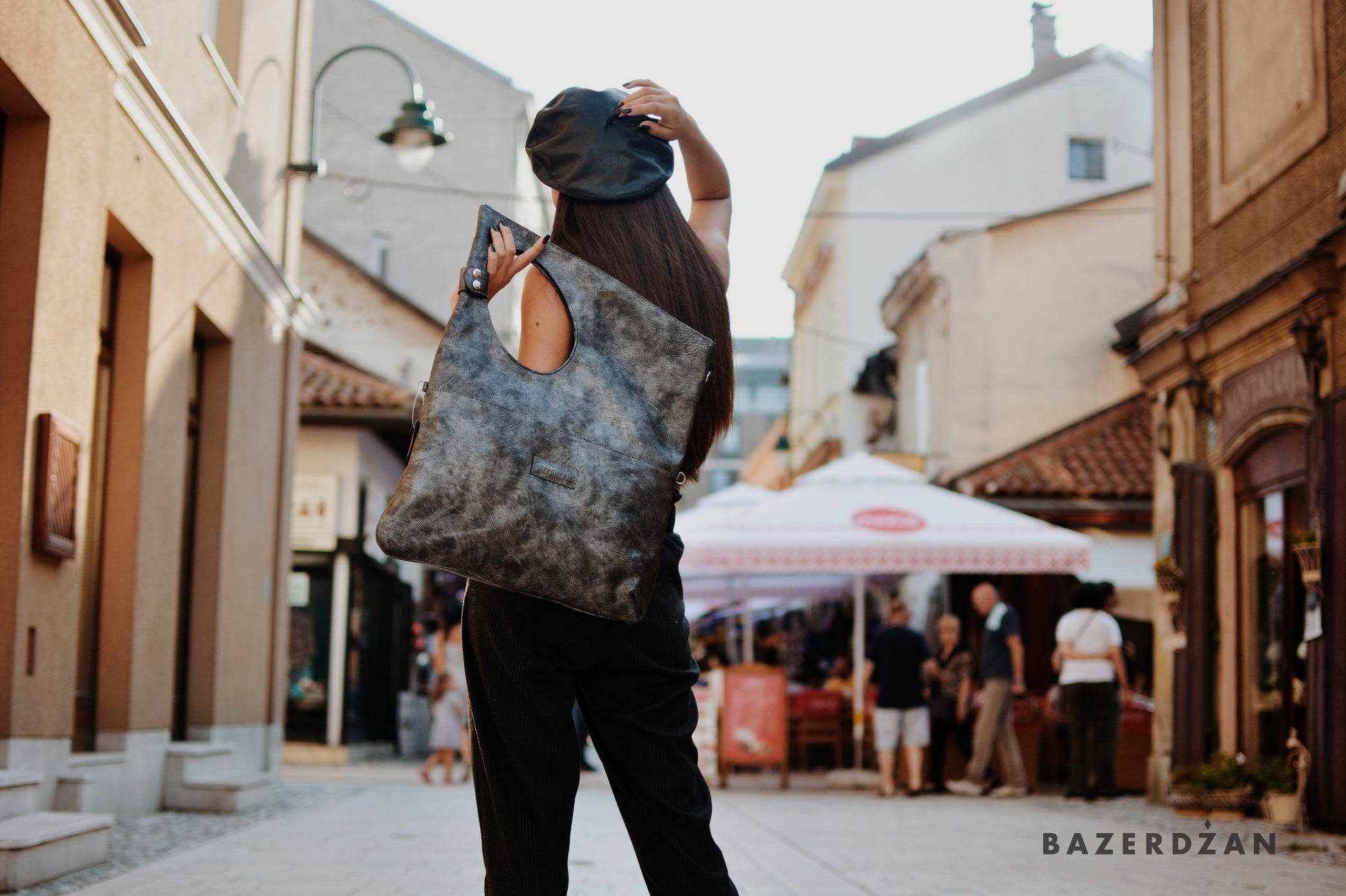 Baklava Bag, leather (different colors) - Bazerdzan