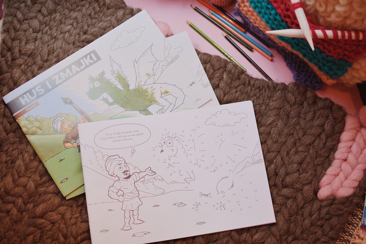 "Hus i Zmajki" Coloring Book - Bazerdzan