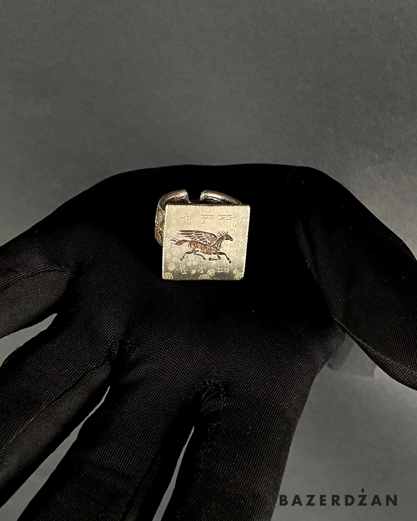 Bosnian Horse Silver Ring by Elird