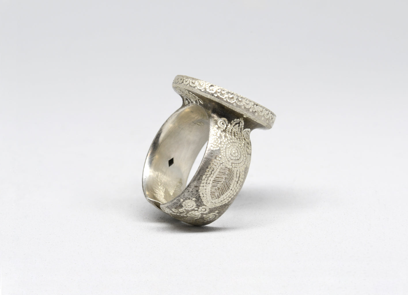 Owl Love Silver Ring by Elird